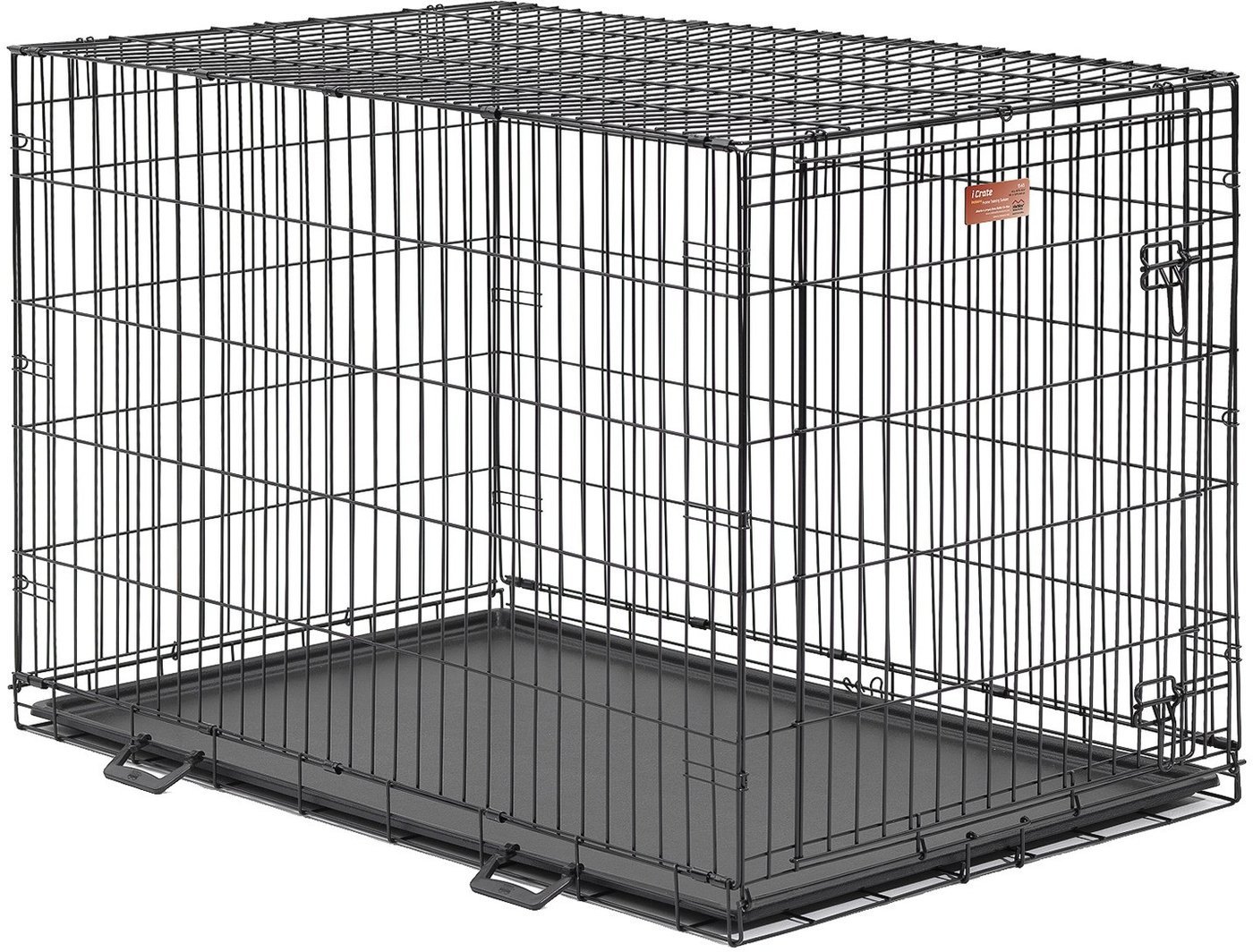 Клетка Midwest iCrate для собак 1 дверь 1548 (124x76.5x81.5см, черный)
