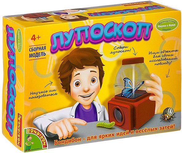 Детский микроскоп Bondibon Науки с Буки Лупоскоп ВВ2749