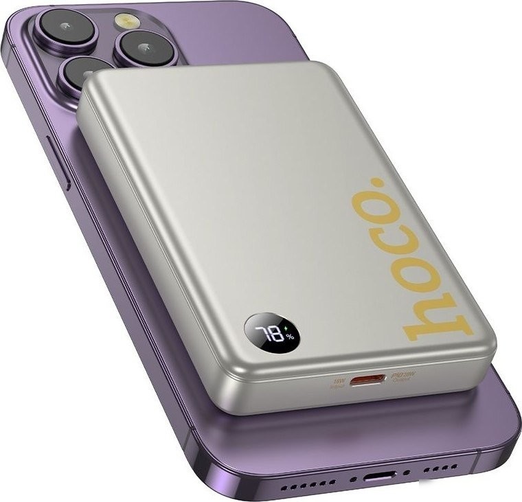 Внешний аккумулятор Hoco Q34 10000mAh (титановое золото)