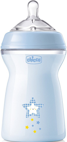 Бутылочка для кормления Chicco Nursery Natural Feeling 00081335200000 (330 мл, голубой)