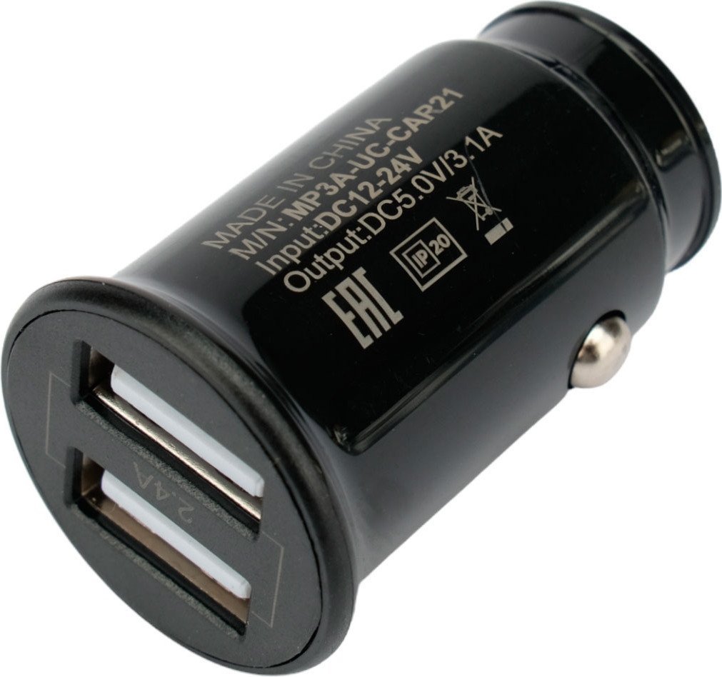 Автомобильное зарядное Cablexpert MP3A-UC-CAR21