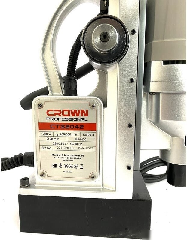 Сверлильный станок Crown магнитный CT32042 BMC