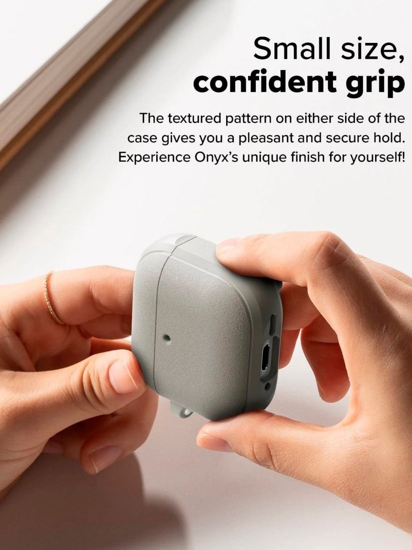 Чехол Ringke Onyx Magnetic для Airpods 4 Warm Gray