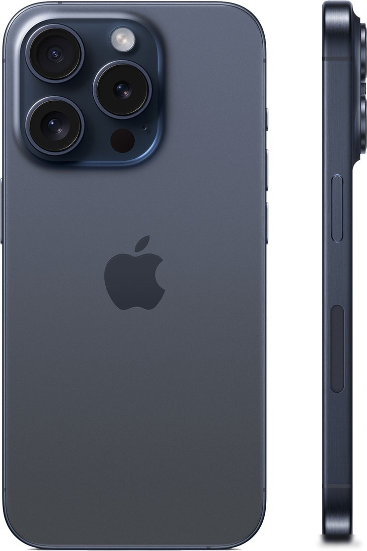 Телефон Apple iPhone 15 Pro Dual SIM 128GB (синий титан)