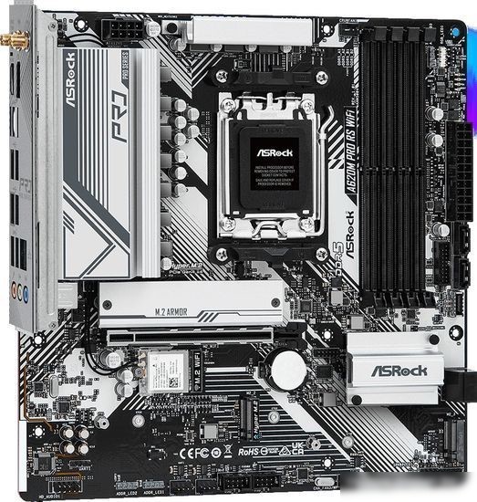 Материнская плата ASRock A620M Pro RS WiFi