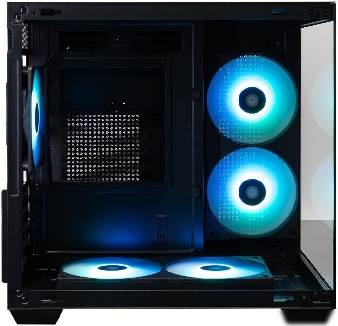 Корпус XASTRA QW400M 5ARGB-FC-C6-AC QW400M-2FA24A-1FC12A-C6-AC (черный)