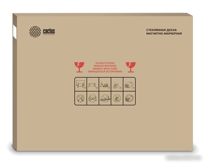 Магнитно-маркерная доска CACTUS CS-GBD-90x120-UWT