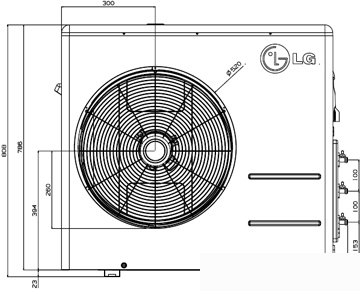 Внешний блок LG MU3M21