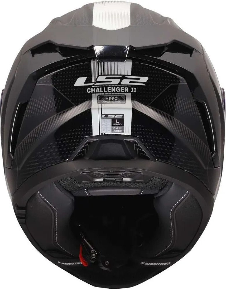 Мотошлем LS2 FF817 Challenger II Nitro (L, черный/серый)