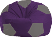 Кресло-мешок Flagman Мяч Стандарт М1.1-72 (фиолетовый/серый)