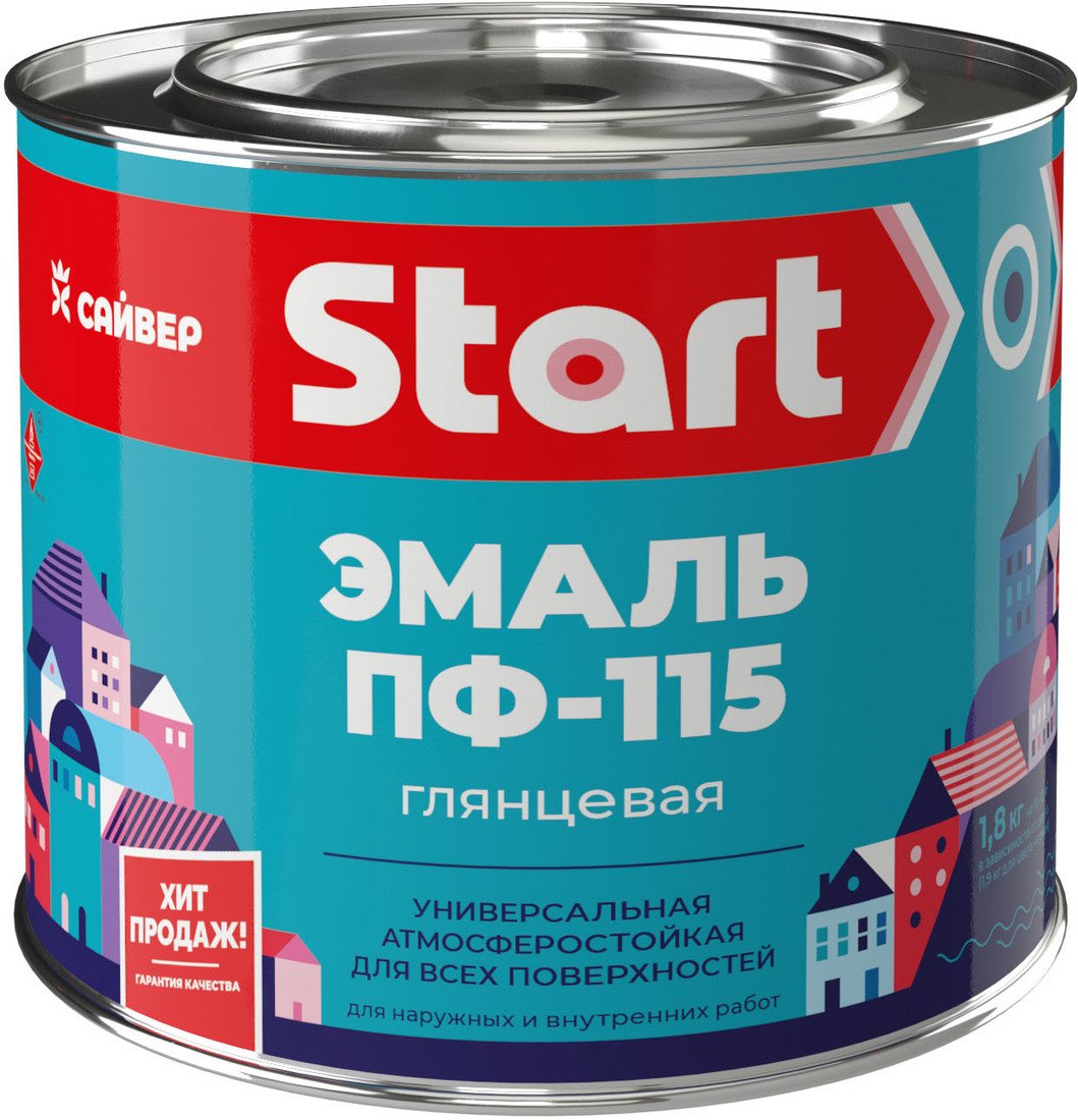 Эмаль Start ПФ-115 1.8 кг (фисташковый)