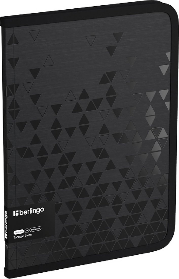 Папка для бумаг Berlingo Triangle Black ZF4_A4399 (черный)
