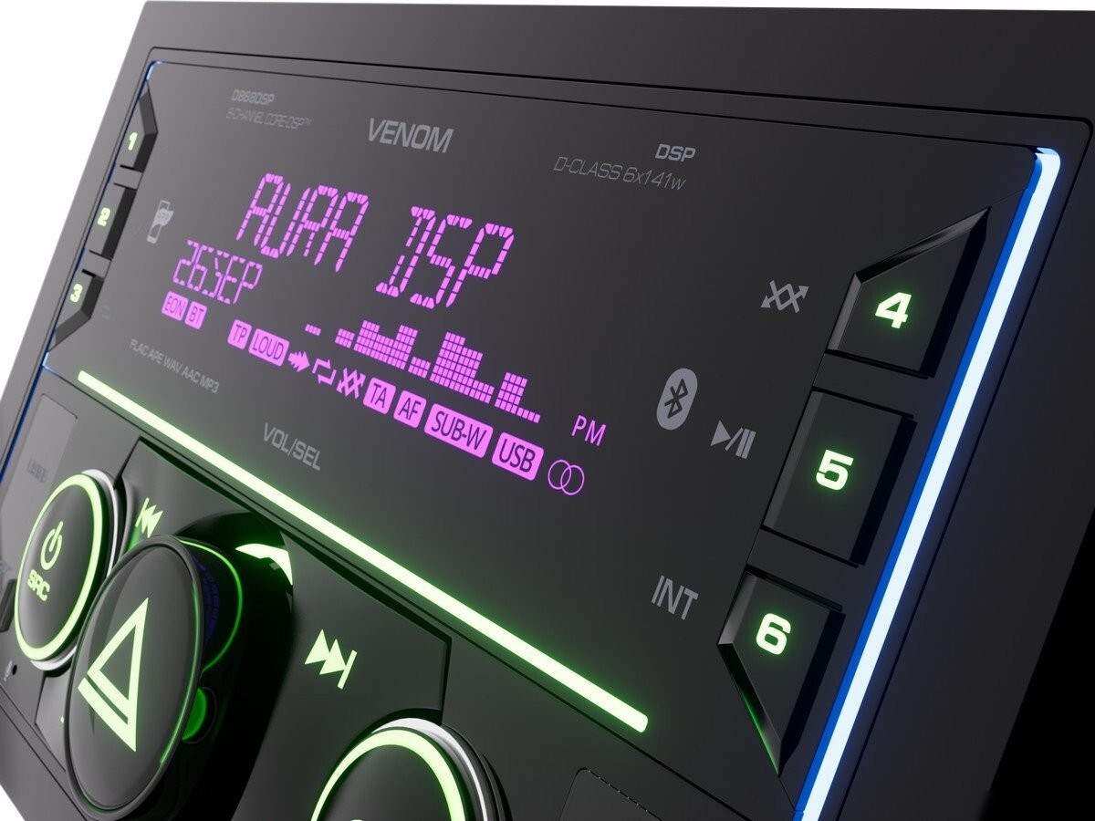 USB-магнитола Aura Venom-D862DSP