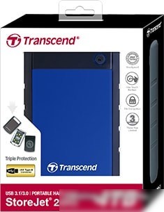 Внешний жесткий диск Transcend StoreJet 25H3 4TB (синий)