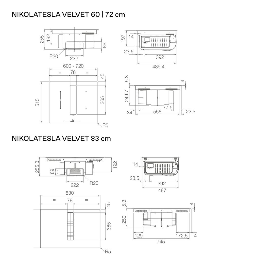 Варочная панель Elica Nikolatesla Velvet BL/A/60 PRF0196869