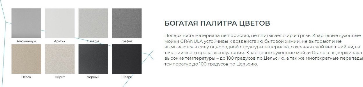 Кухонная мойка Granula 4651 (креман)