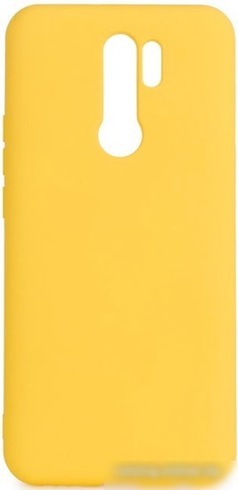 Чехол для телефона Case Cheap Liquid для Redmi 9 (желтый)