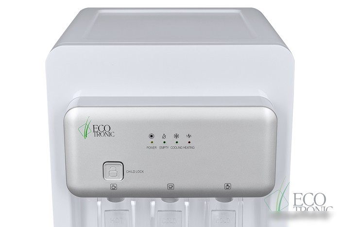 Кулер для воды Ecotronic K43-LXE (белый/серебристый)
