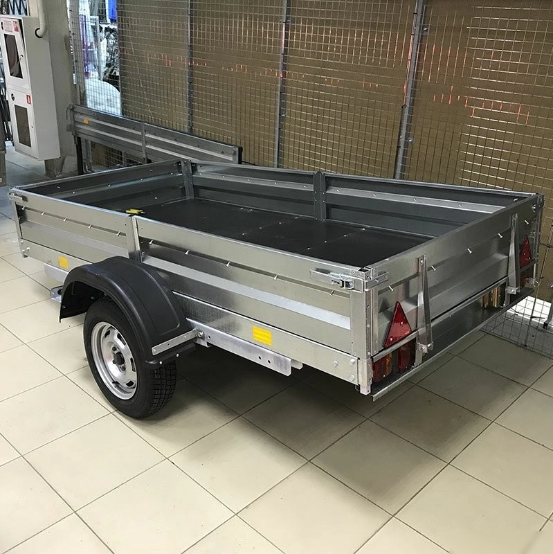 Универсальная жесткая сцепка AvtoS A20M1B (2000x1300x300, R16, ресс. 3302(ГАЗ-2лист), тент 800мм)