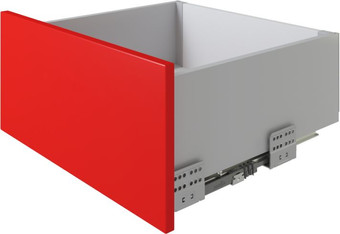 Роликовые направляющие Boyard Старт Push с прямыми боковинами высокий SB30GR.1/400