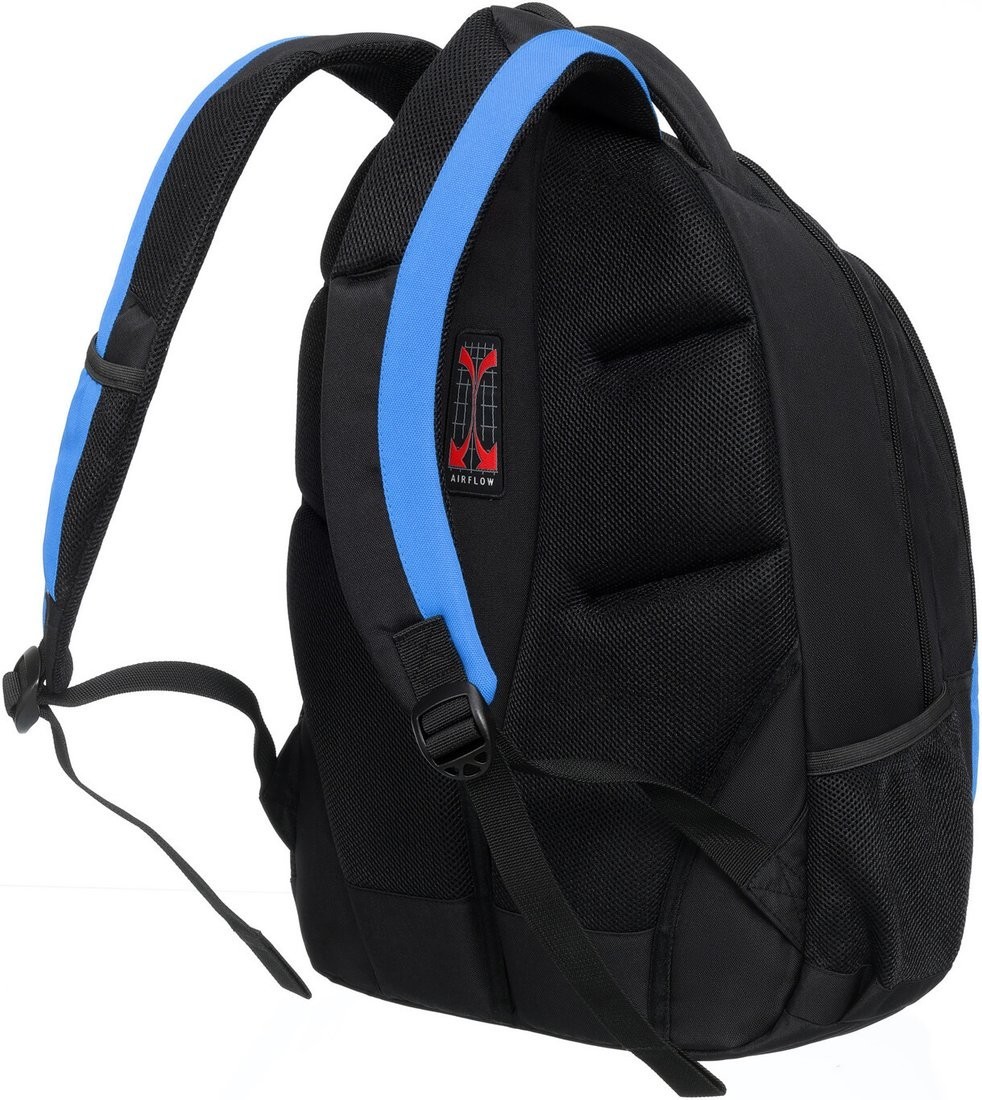 Городской рюкзак Torber ROCKIT T2375B (черный/синий)