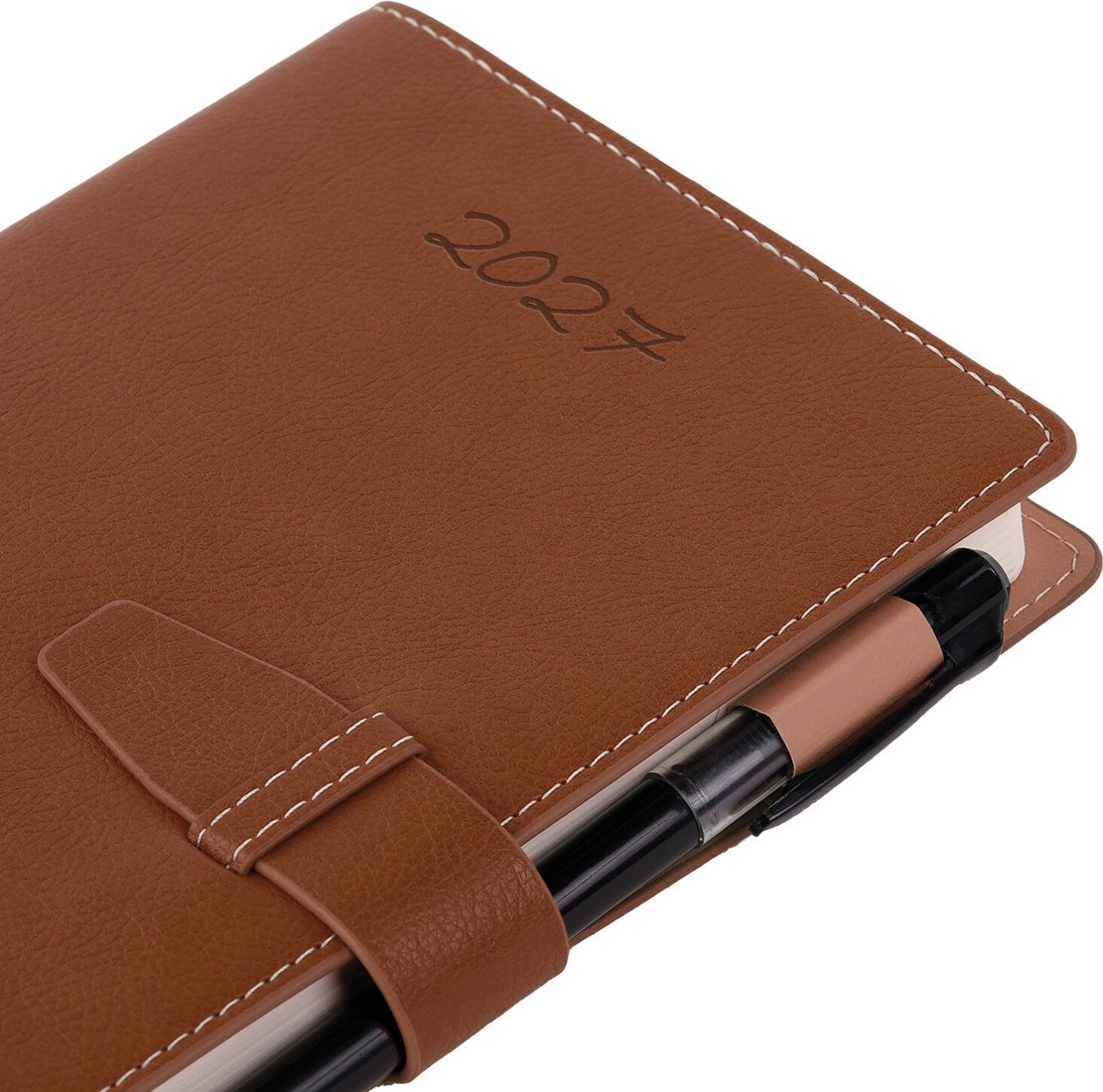 Ежедневник BRAUBERG Journal 2027 118049 (коричневый)