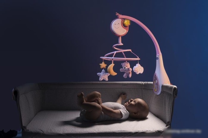Музыкальная карусель (мобиль) Chicco Next2Dreams 00007627100000 (розовый)