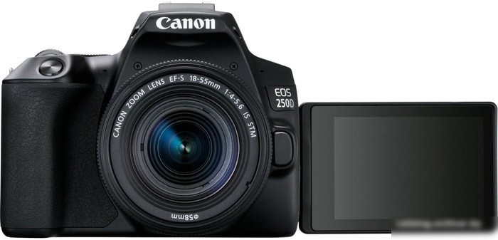 Зеркальный фотоаппарат Canon EOS 250D Kit 18-55 IS STM (черный)