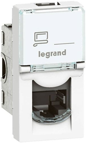 Розетка компьютерная Legrand Mosaic 76561