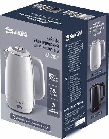 Электрический чайник Sakura SA-2180W