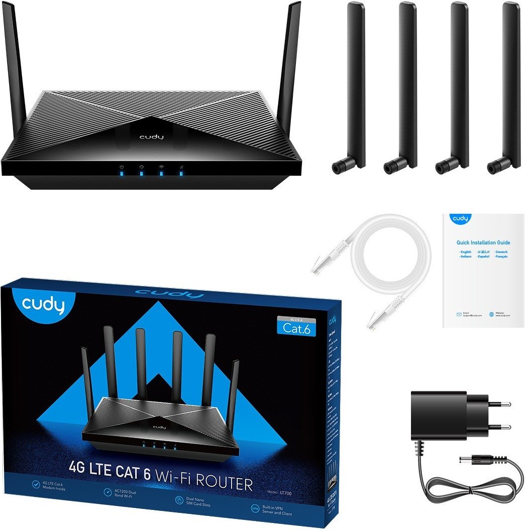 4G Wi-Fi роутер Cudy LT700 2.0