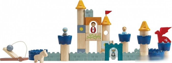 Конструктор/игрушка-конструктор Plan Toys Сказочный замок 5543