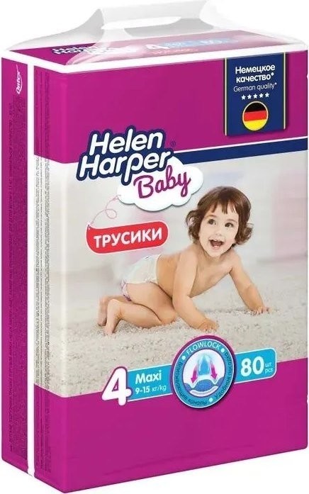 Трусики-подгузники Helen Harper Baby 4 Maxi (240 шт)