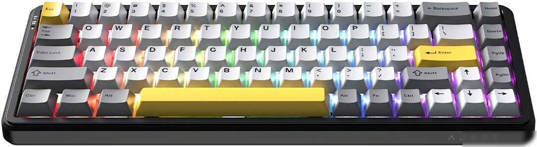 Клавиатура Ajazz AK680 Max (черный/серый/желтый)