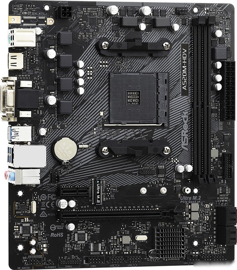 Материнская плата ASRock A520M-HDV