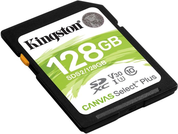 Карта памяти Kingston Canvas Select Plus SDXC 128GB