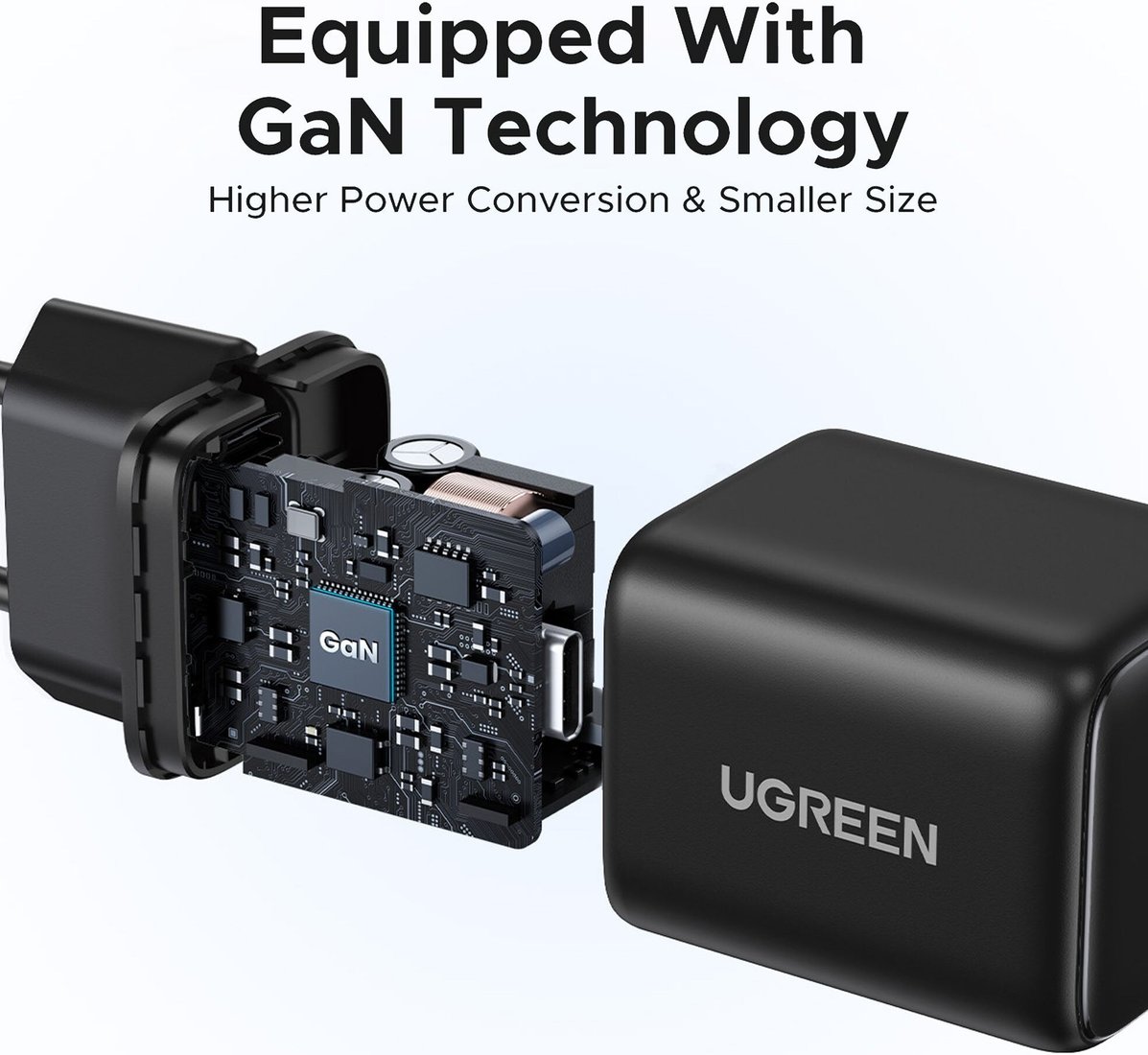 Сетевое зарядное Ugreen X517 75103 (черный)