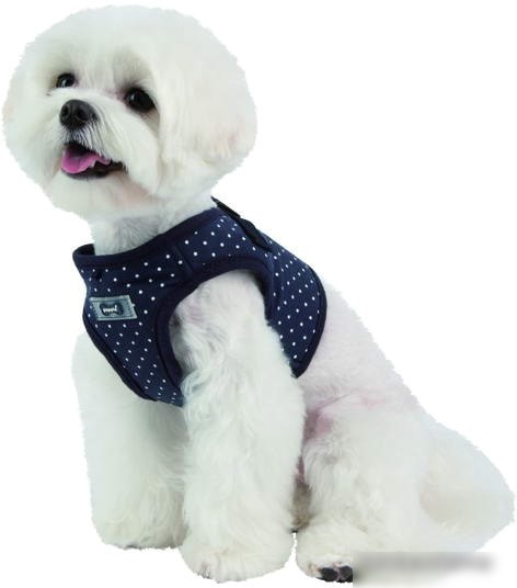 Шлейка Puppia Dotty PARA-HB1529-NY-XS (синий)