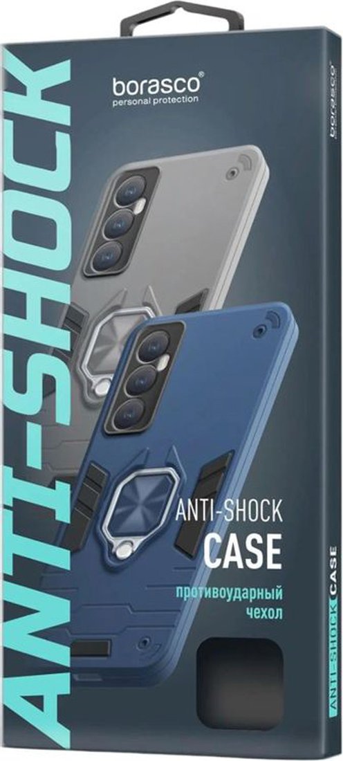 Чехол для телефона BoraSCO Anti-Shock Case для Samsung Galaxy A37 76464 (черный)