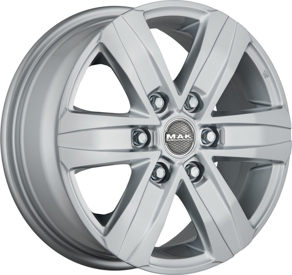 Литые диски MAK Stone 6 16x6.5" 6x130мм DIA 84.1мм ET 54мм Silver