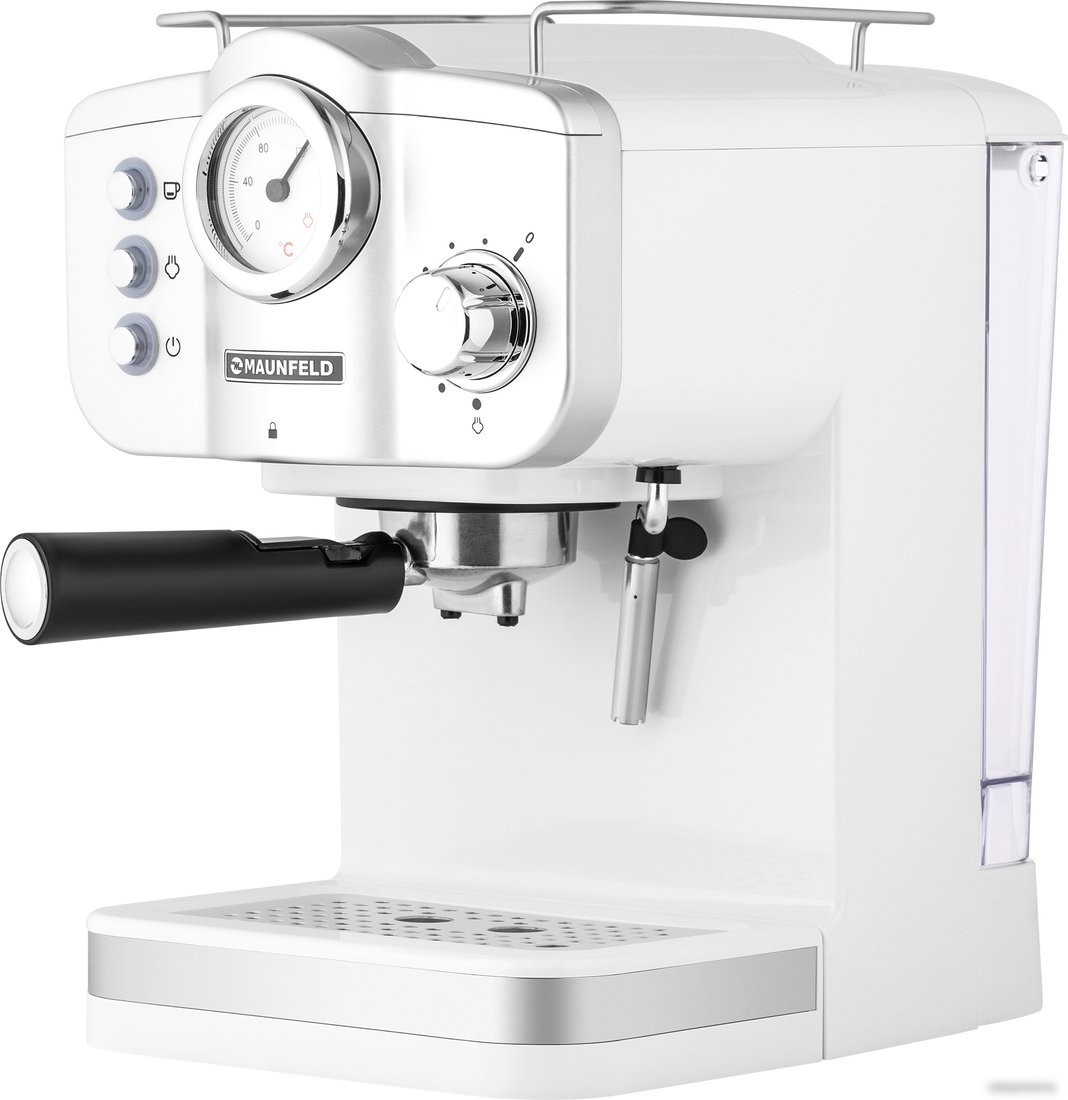 Рожковая кофеварка MAUNFELD MF-735WH Pro