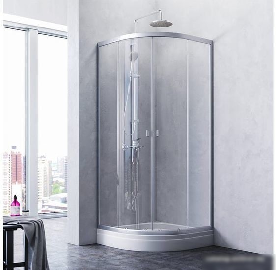 Душевой уголок AM.PM X-Joy Twin Slide W88G-205-080MT64 80x80