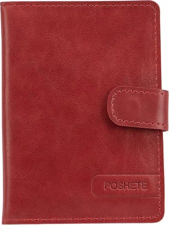 Кошелек Poshete 604-141NPK-BRD (бордовый)