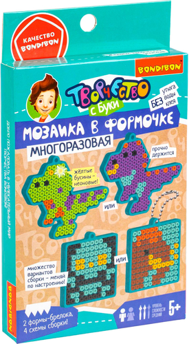 Набор для создания поделок/игрушек Bondibon Динозавры, мамонт, череп ВВ5786