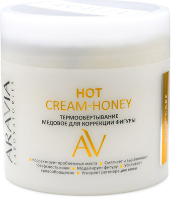 Aravia Крем для тела Laboratories Hot Cream-Hon термообертывание для коррекции фигуры 300 мл