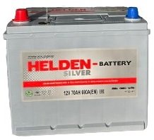 Автомобильный аккумулятор Helden JIS L+ (70 А·ч)