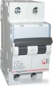 Выключатель автоматический Legrand TX3 2P 32A С 6kA 2M 404045