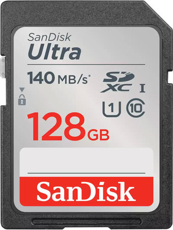 Карта памяти SanDisk Ultra SDXC SDSDUNB-128G-GN6IN 128GB