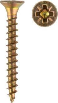 Саморез Kranz KR-01-3311-012 3,0х25мм, желтый цинк (200 шт)
