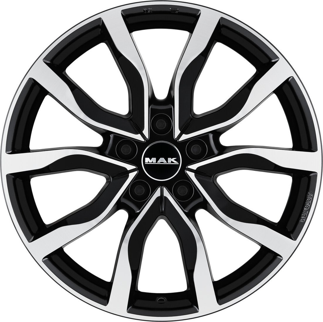 Литые диски MAK Koln 20x8.5" 5x112мм DIA 66.45мм ET 32мм Black Mirror